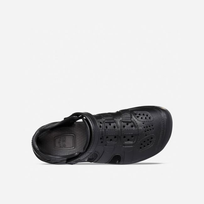 Black Teva Omnium Drift Men's Slip Ons | E8SLJLW