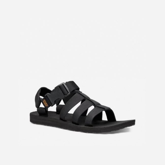 Black Teva Original Dorado Men's Sandals | S902EE3