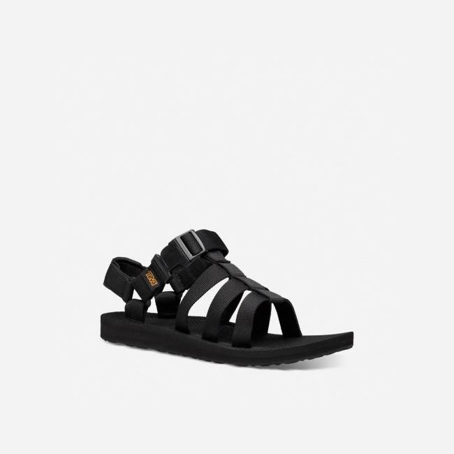 Black Teva Original Dorado Women's Sandals | VX29TVT