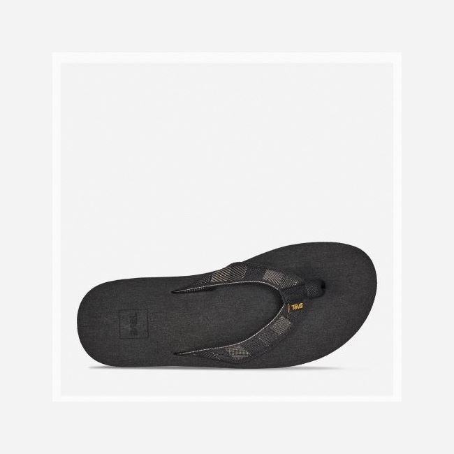 Black Teva Original Mush Men's Sandals | F33K8S5