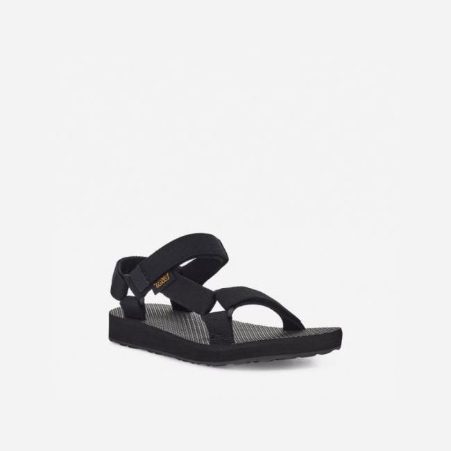 Black Teva Original Universal Kids' Sandals | 763UVOZ