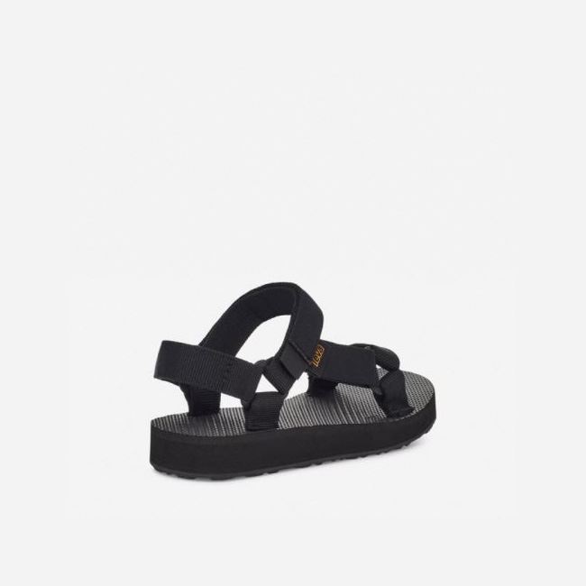 Black Teva Original Universal Kids' Sandals | 763UVOZ