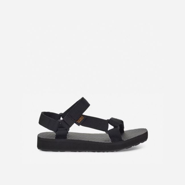 Black Teva Original Universal Kids\' Sandals | 763UVOZ