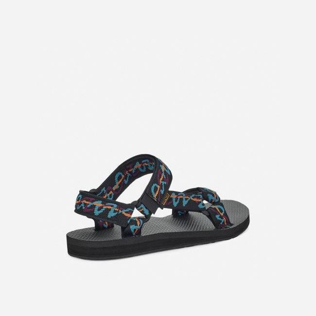 Black Teva Original Universal Men's Sandals | 0THMTG1