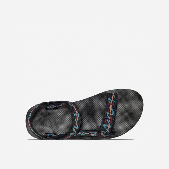 Black Teva Original Universal Men's Sandals | 0THMTG1