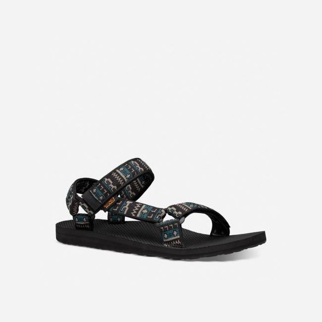 Black Teva Original Universal Men's Sandals | 5MM9ZF5