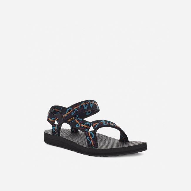 Black Teva Original Universal Women's Sandals | UPAUGIZ