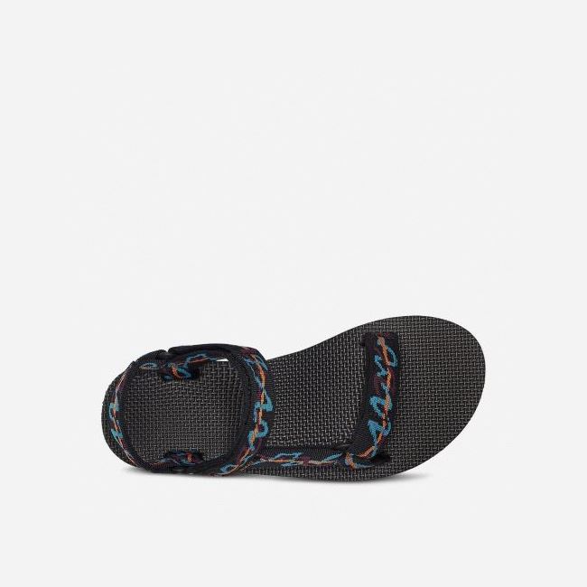 Black Teva Original Universal Women's Sandals | UPAUGIZ