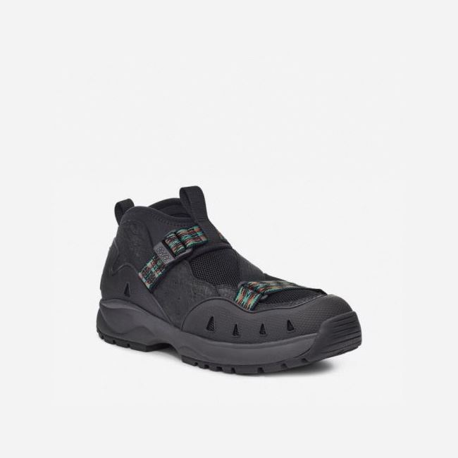 Black Teva Revive '94 Mid Men's Boots | IQRY5PC