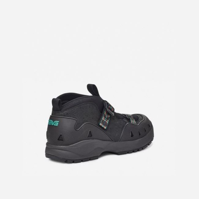 Black Teva Revive '94 Mid Men's Boots | IQRY5PC