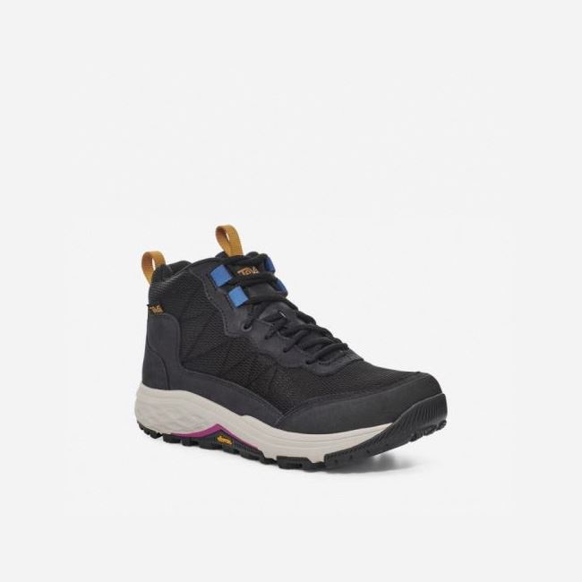 Black Teva Ridgeview Mid Women's Boots | FS7TDNH