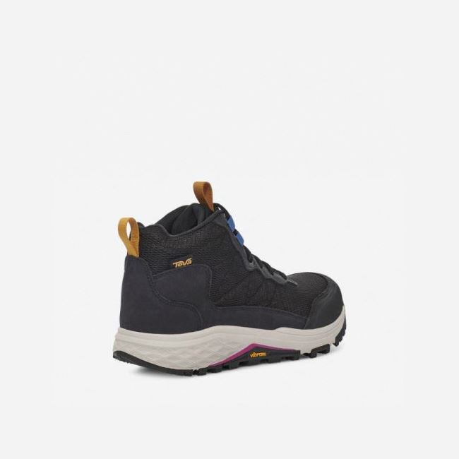 Black Teva Ridgeview Mid Women's Boots | FS7TDNH