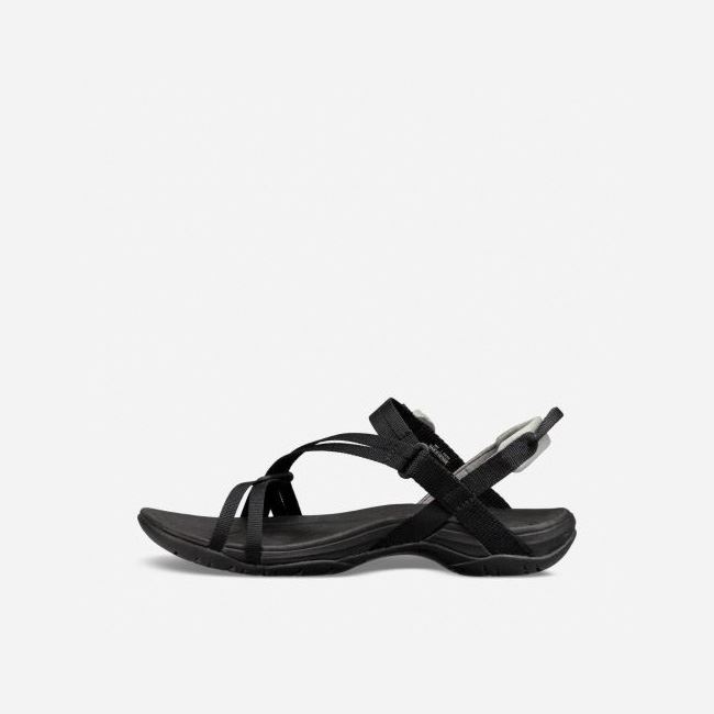 Black Teva Sirra Women's Sandals | WTKLI48