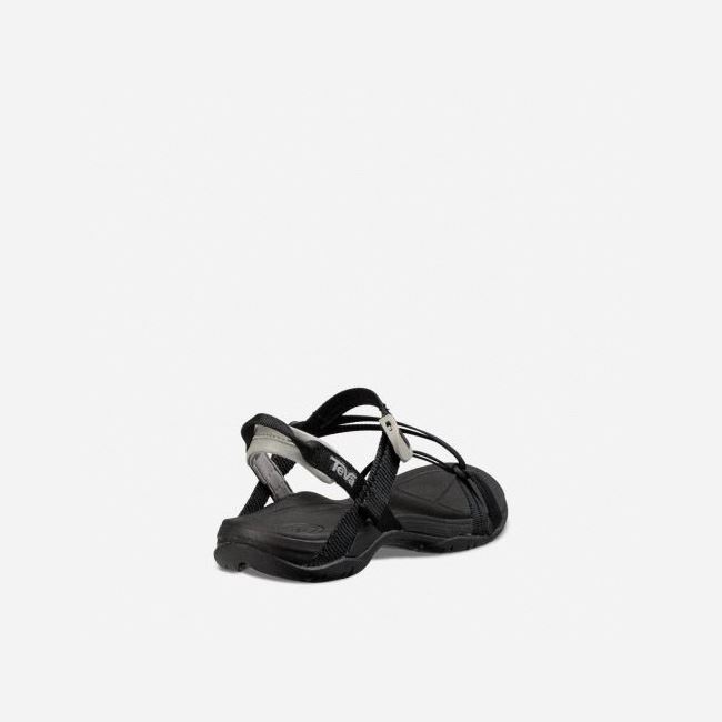 Black Teva Sirra Women's Sandals | WTKLI48