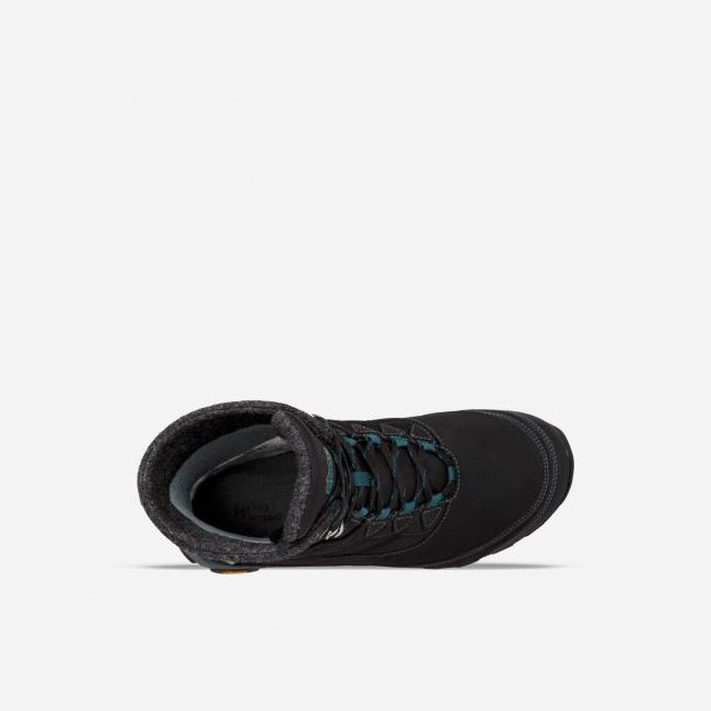 Black Teva Sugarfrost Insulated Waterproof Women's Lace Ups | LVNAE00