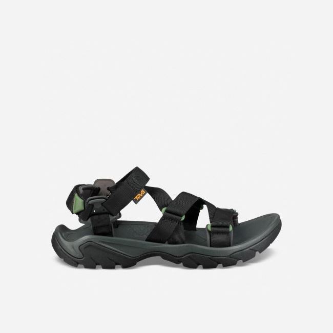 Black Teva Terra Fi 5 Sport Men\'s Sandals | 81WDW0T