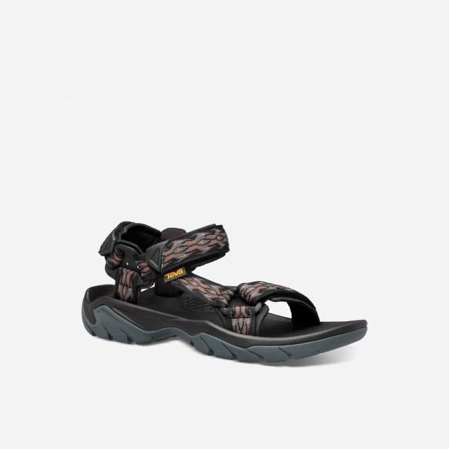 Black Teva Terra Fi 5 Universal Men's Sandals | D2NEFXL