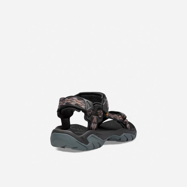 Black Teva Terra Fi 5 Universal Men's Sandals | D2NEFXL