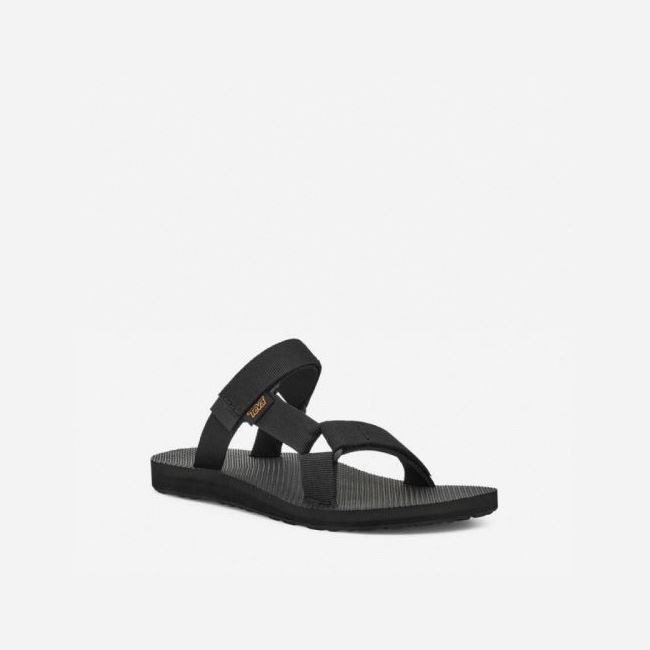 Black Teva Universal Slide Women's Sandals | GC9HFXF