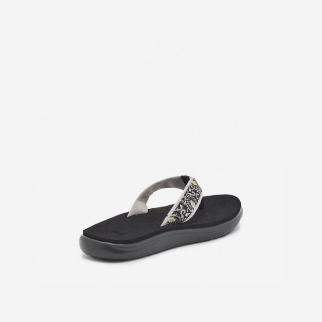 Black Teva Voya Flip Women's Flip Flops | FMREATW