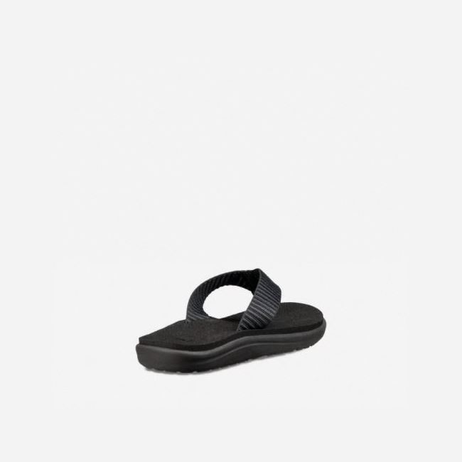 Black Teva Voya Flip Women's Flip Flops | J4HF10R