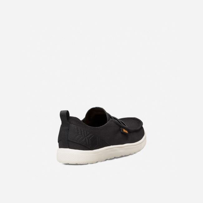 Black Teva Voya Lace Men's Slip Ons | 81EQMN4