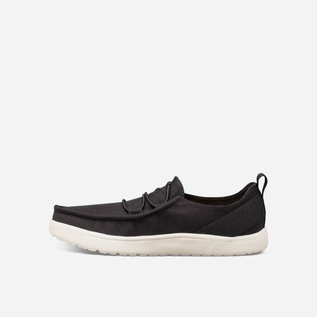 Black Teva Voya Lace Men's Sneakers | VJJPKXO