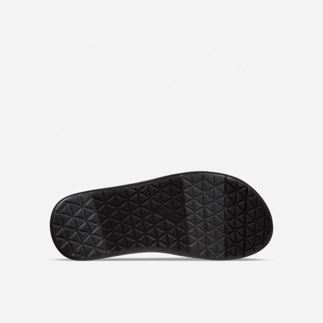 Black Teva Voya Slide Men's Sandals | NYYCT7Q