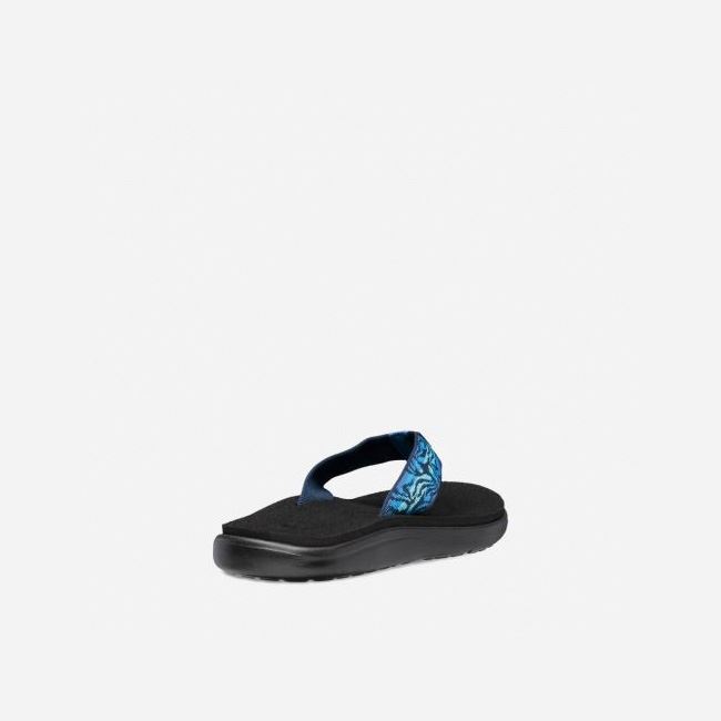 Black Teva Voya Women's Flip Flops | 82AQ76O