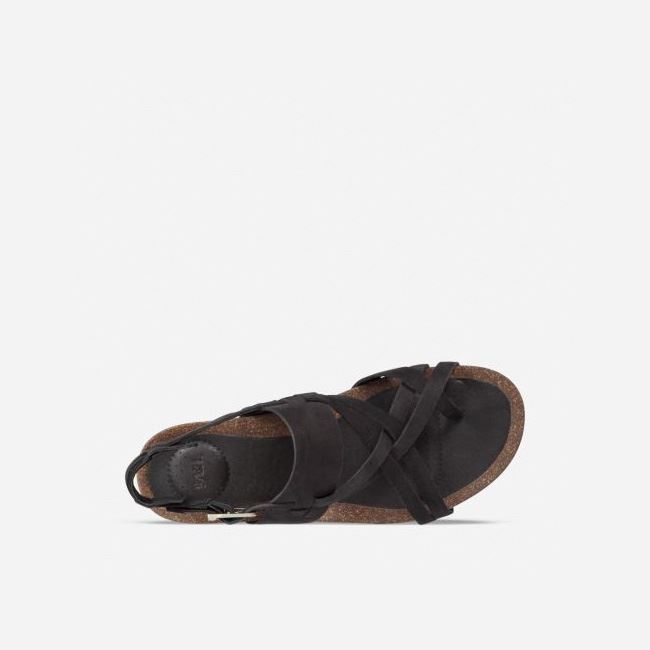 Black Teva Ysidro Extension Women's Sandals | HQHQ526