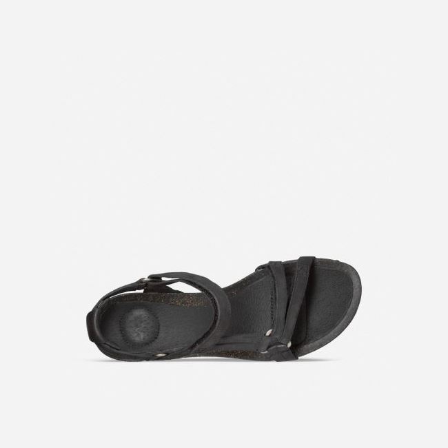 Black Teva Ysidro Universal Wedge Women's Sandals | CFVJSKJ