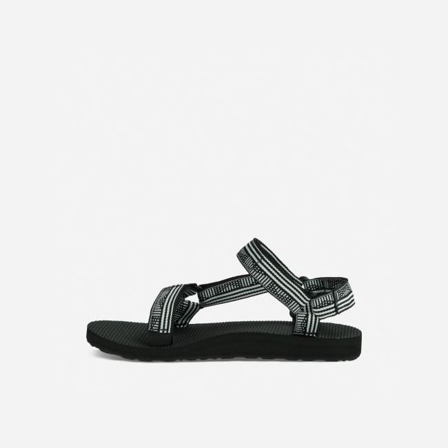 Black / White Teva Original Universal Women's Sandals | PC8LVIJ