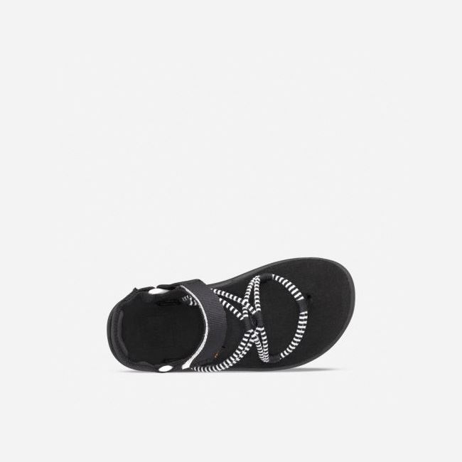 Black / White Teva Voya Infinity Kids' Sandals | 36SF2ZS