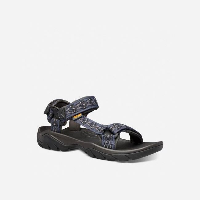 Blue Teva Terra Fi 5 Universal Men's Sandals | Q76Y607