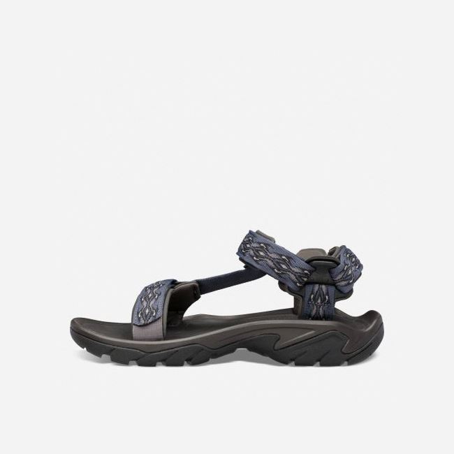 Blue Teva Terra Fi 5 Universal Men's Sandals | Q76Y607