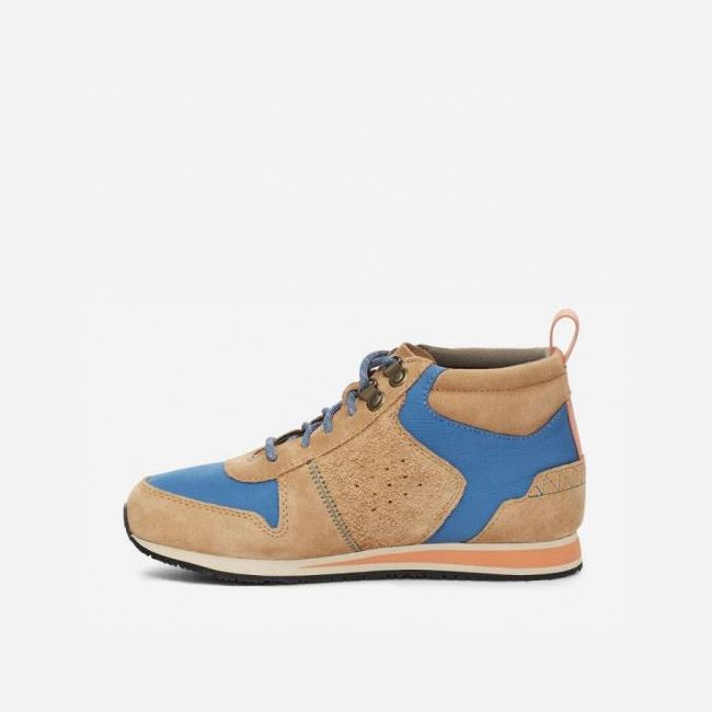 Brown / Blue Teva Highside '84 Mid Men's Boots | 8SWAJE9