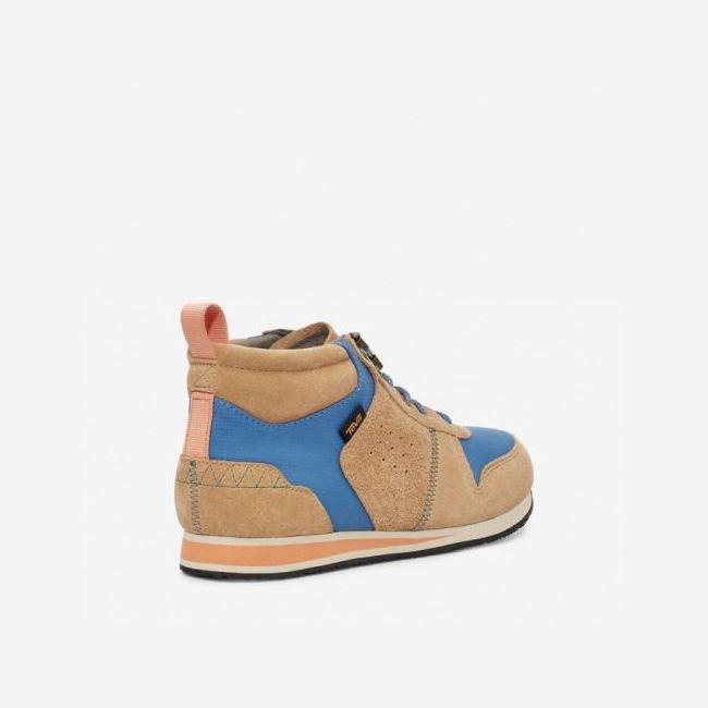 Brown / Blue Teva Highside '84 Mid Men's Boots | 8SWAJE9