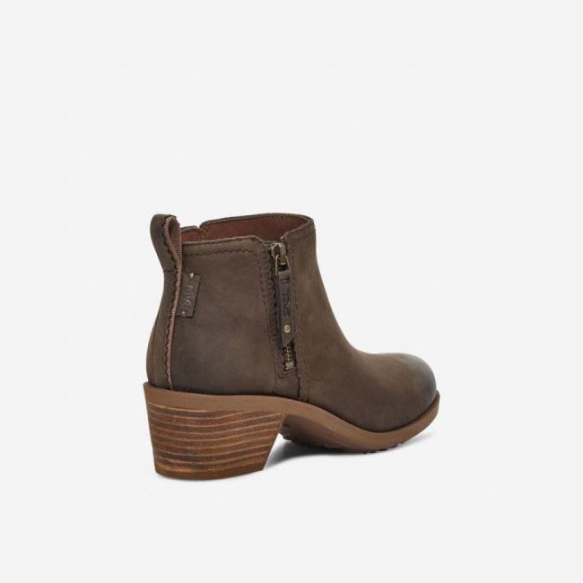 Brown Teva Anaya Bootie RR Women's Boots | LFBI3N5