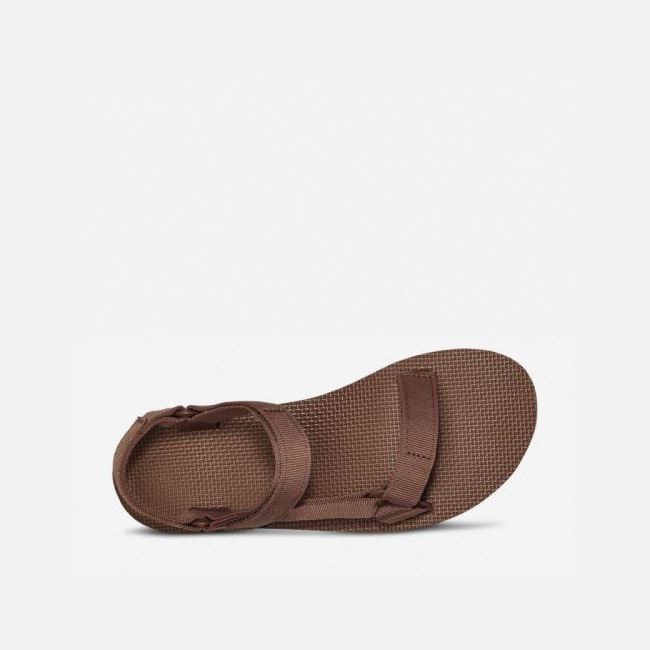 Brown Teva Flatform Universal Women's Flatforms | H34Z37J