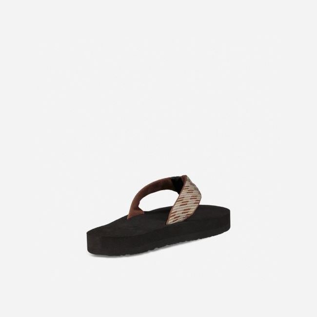 Brown Teva Original Mush Men's Sandals | BQQPUTC