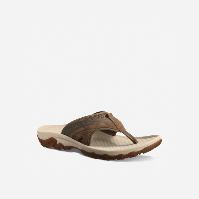 Brown Teva Pajaro Men's Sandals | 6GPF4IH