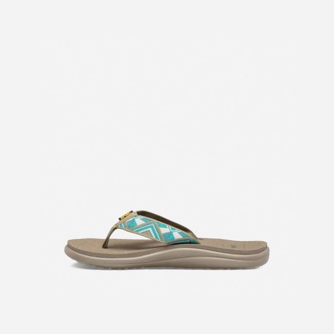 Cayambe Sea Foam Teva Voya Women's Flip Flops | CQ2DI3I