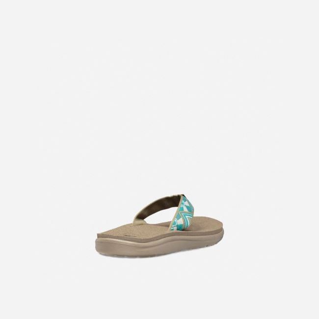 Cayambe Sea Foam Teva Voya Women's Flip Flops | CQ2DI3I