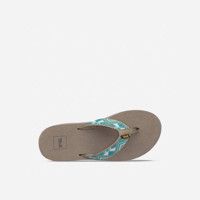 Cayambe Sea Foam Teva Voya Women's Flip Flops | CQ2DI3I