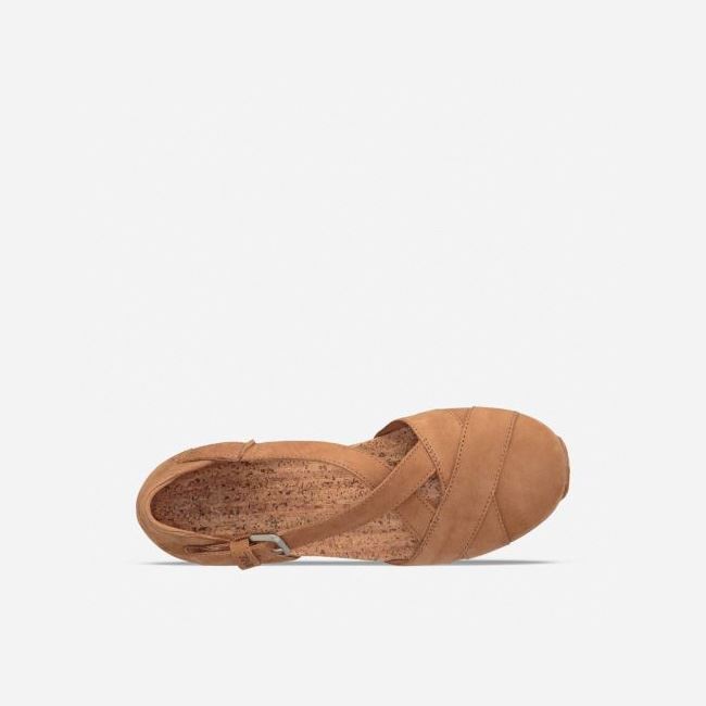 Chipmunk Teva Mahonia Mary Jane Women's Slip Ons | S8S7TN2