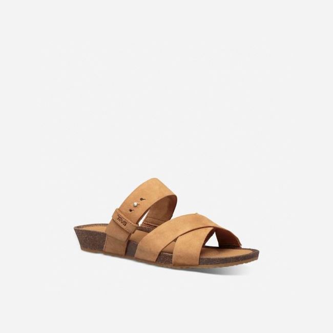 Chipmunk Teva Mahonia Slide Women's Sandals | LS858FC