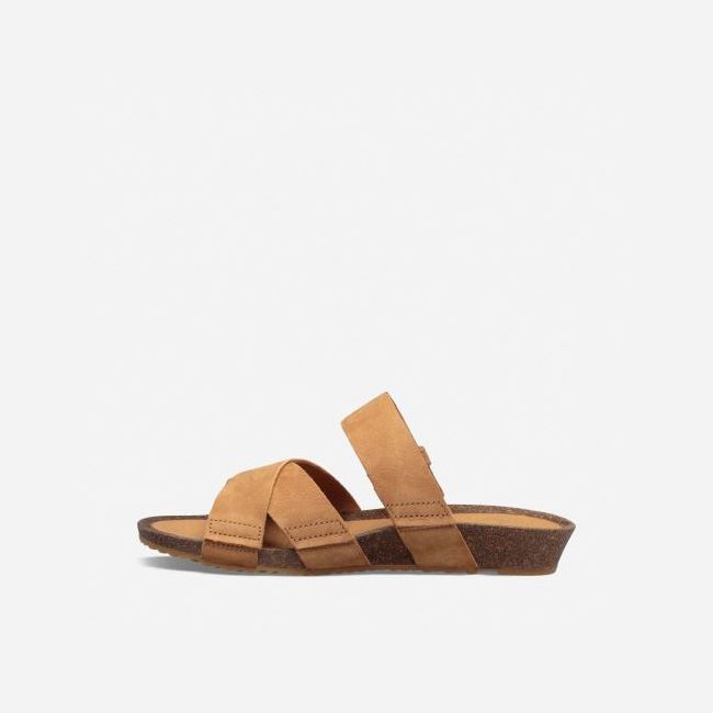 Chipmunk Teva Mahonia Slide Women's Sandals | LS858FC