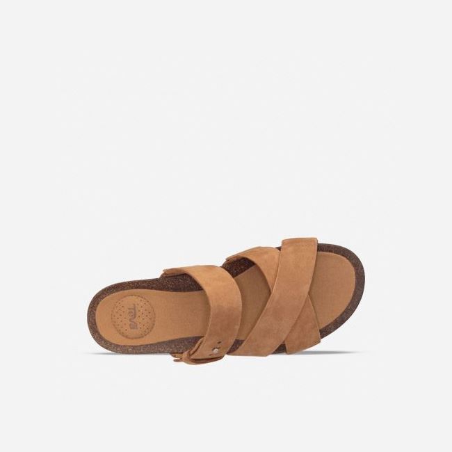 Chipmunk Teva Mahonia Slide Women's Sandals | LS858FC