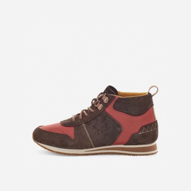 Chocolate Brown / Brown Teva Highside '84 Mid Women's Sneakers | LOEXXVB