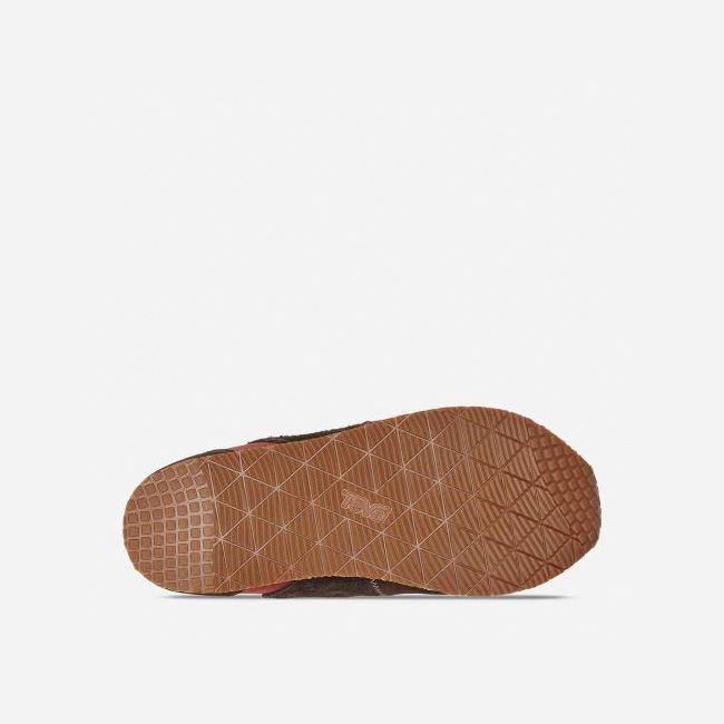 Chocolate Brown / Brown Teva Highside '84 Mid Women's Sneakers | LOEXXVB